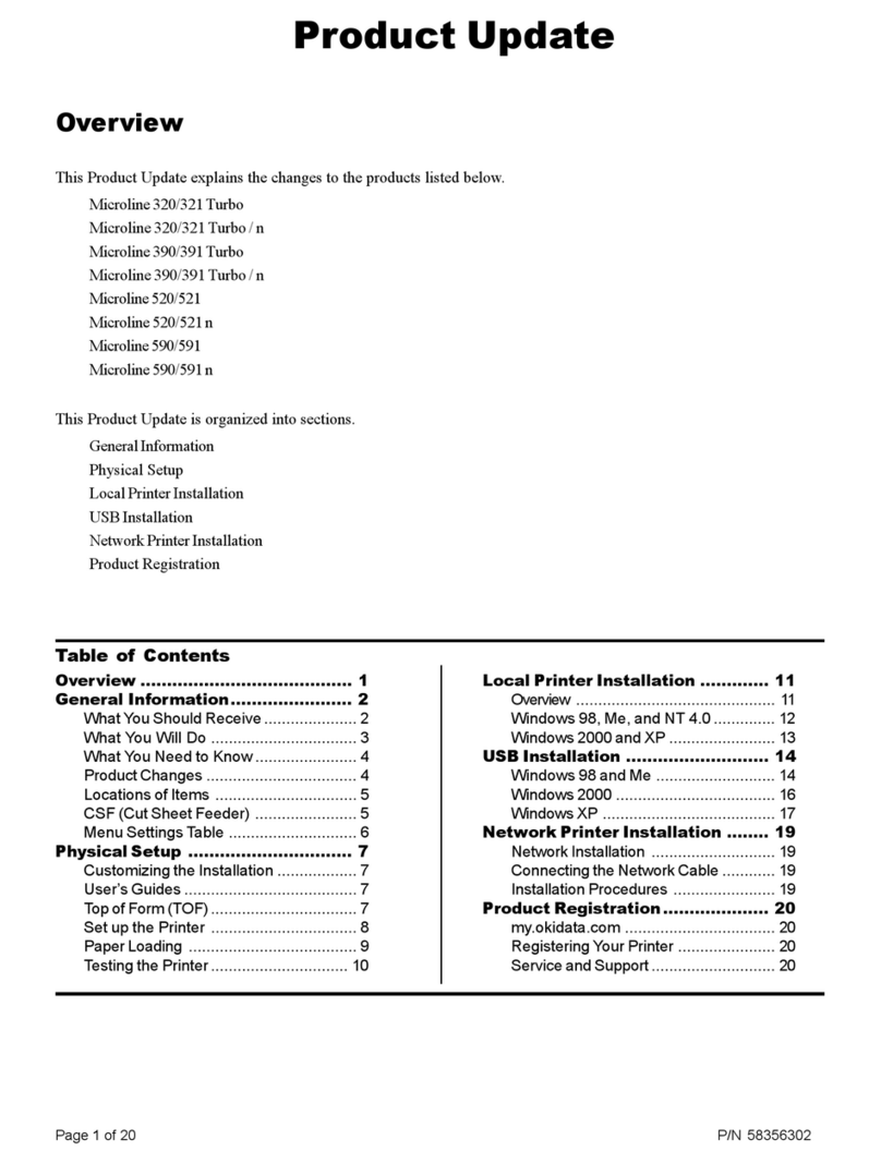 Oki ML521 Technical manual