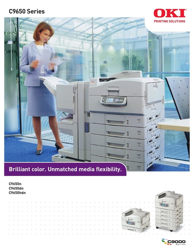 Oki C 9650dn User manual