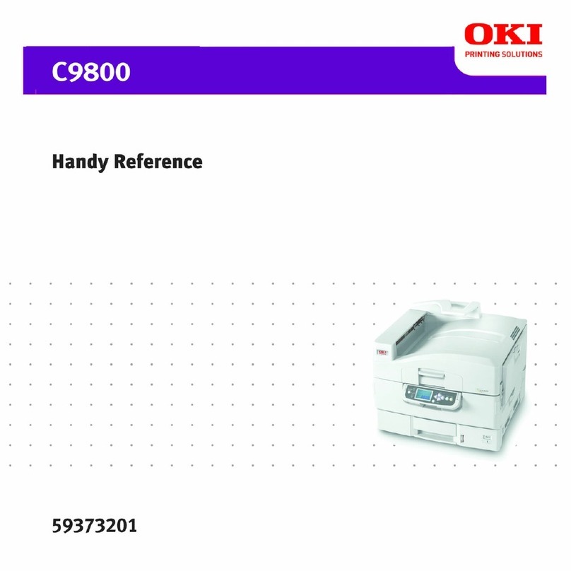 Oki C9800hdn Service manual