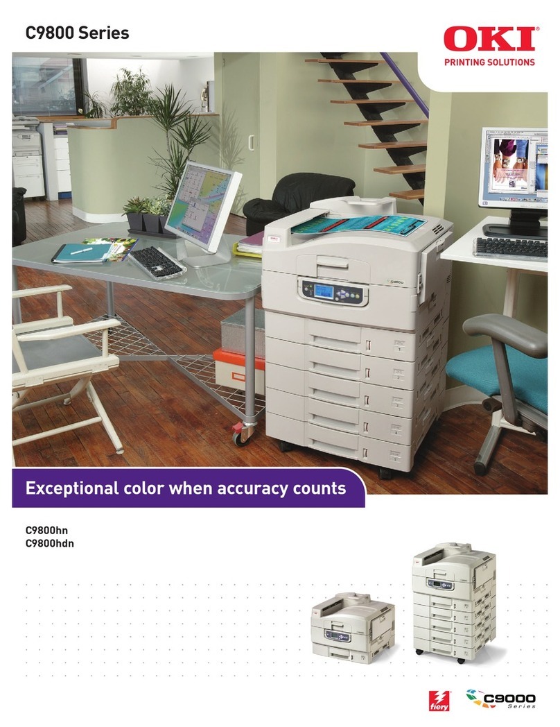 Oki C9800hdn User manual