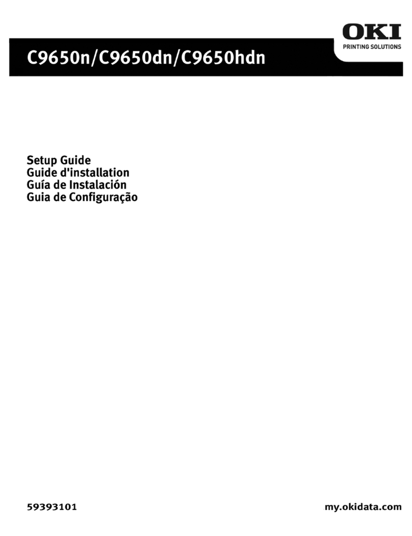 Oki C 9650dn User manual