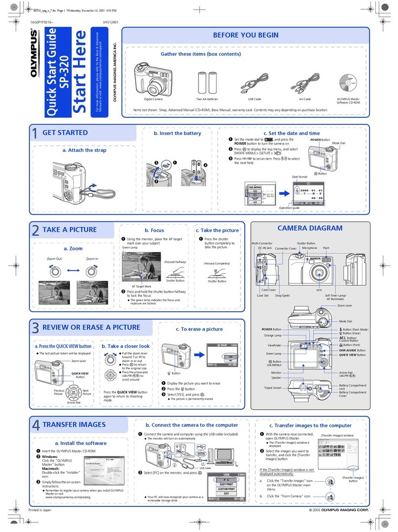 Olympus SP-320 User manual
