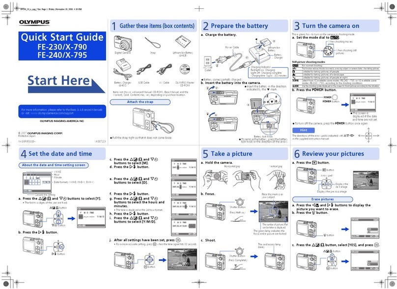 Olympus FE-240 User manual