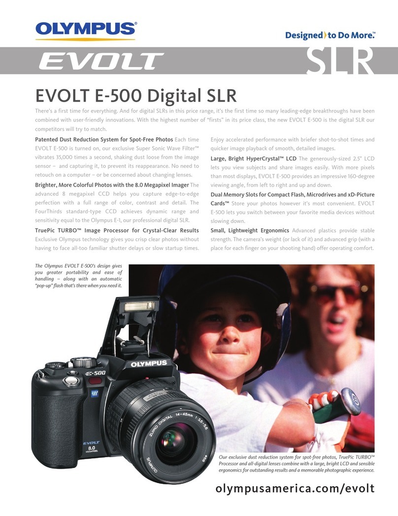 Olympus E-500 - EVOLT Digital Camera User manual