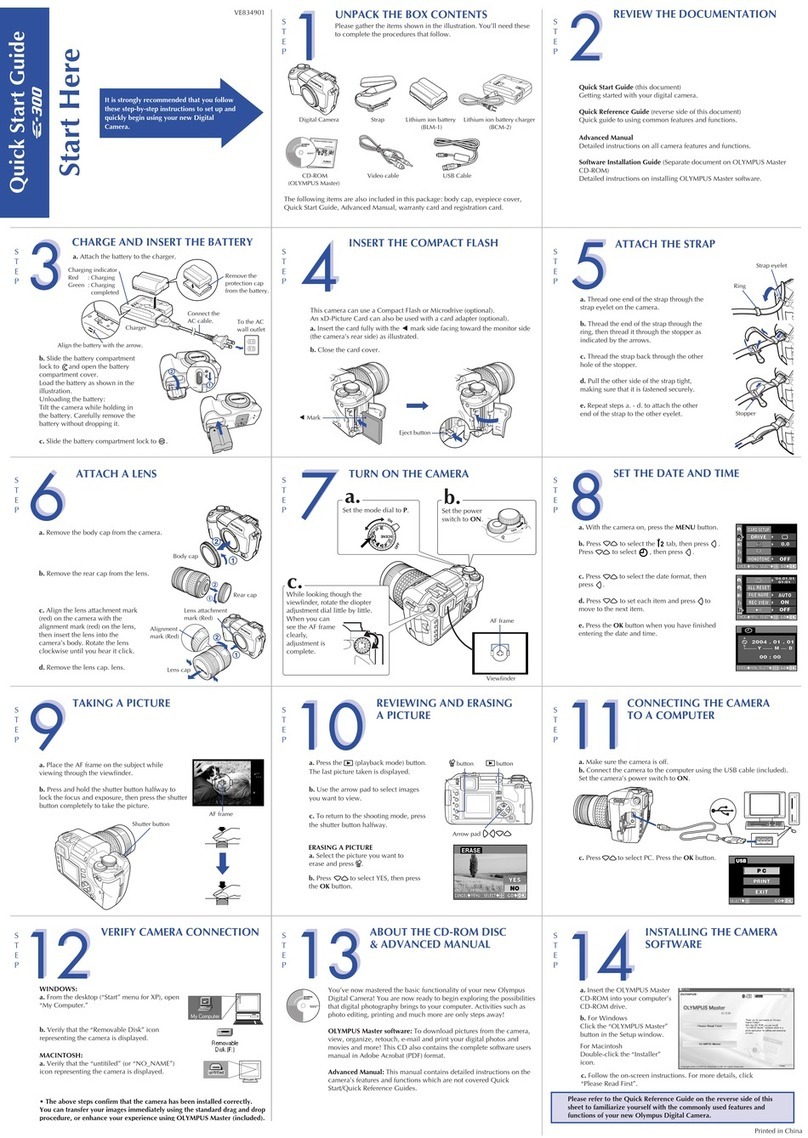 Olympus EVOLT E-300 User manual