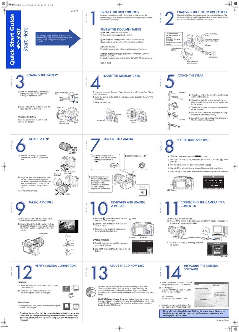 Olympus EVOLT E-330 User manual