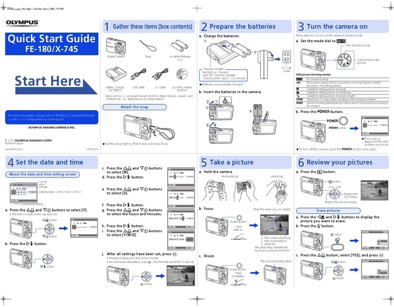 Olympus X-745 quick start guide