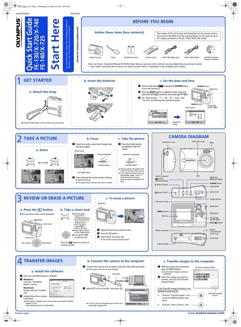 Olympus X-725 User manual