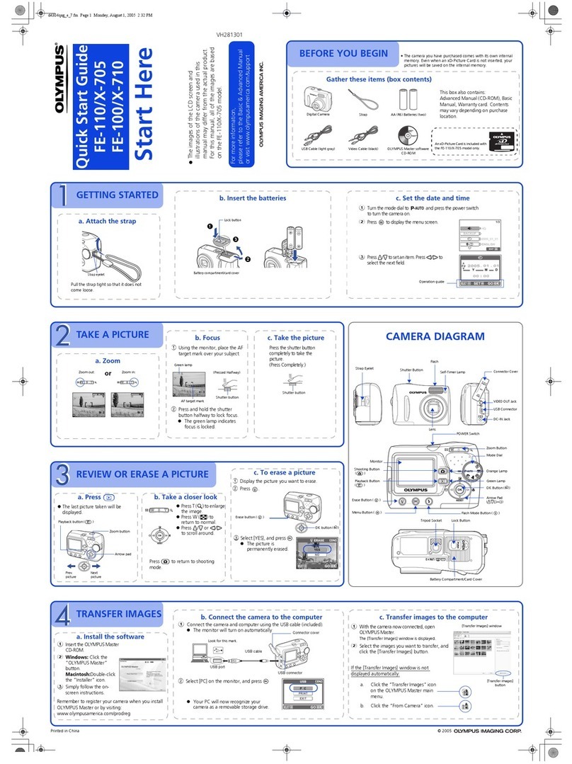 Olympus X-705 User manual