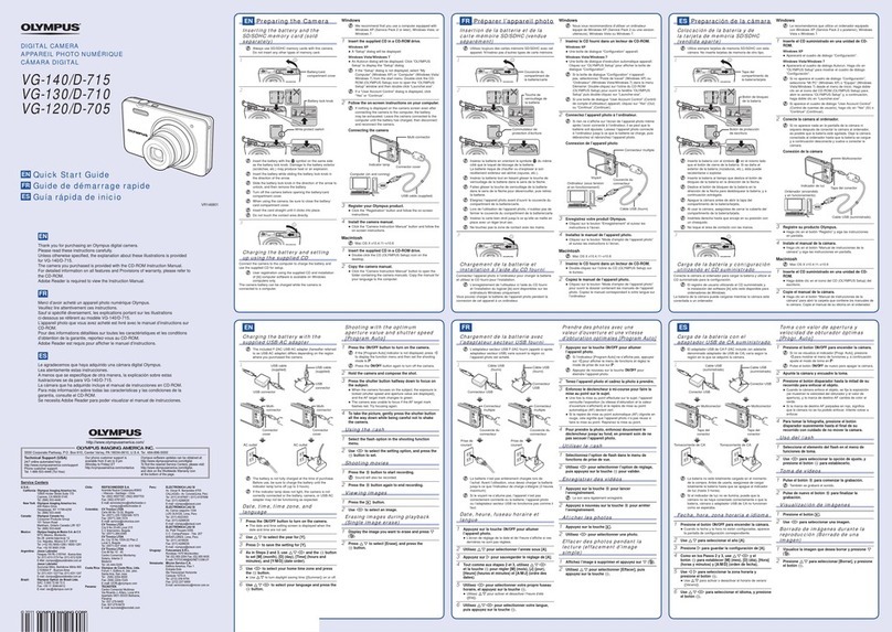 Olympus VG-140 User manual