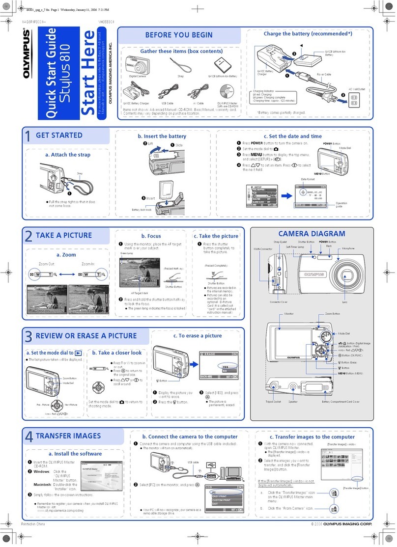 Olympus Stylus 810 User manual