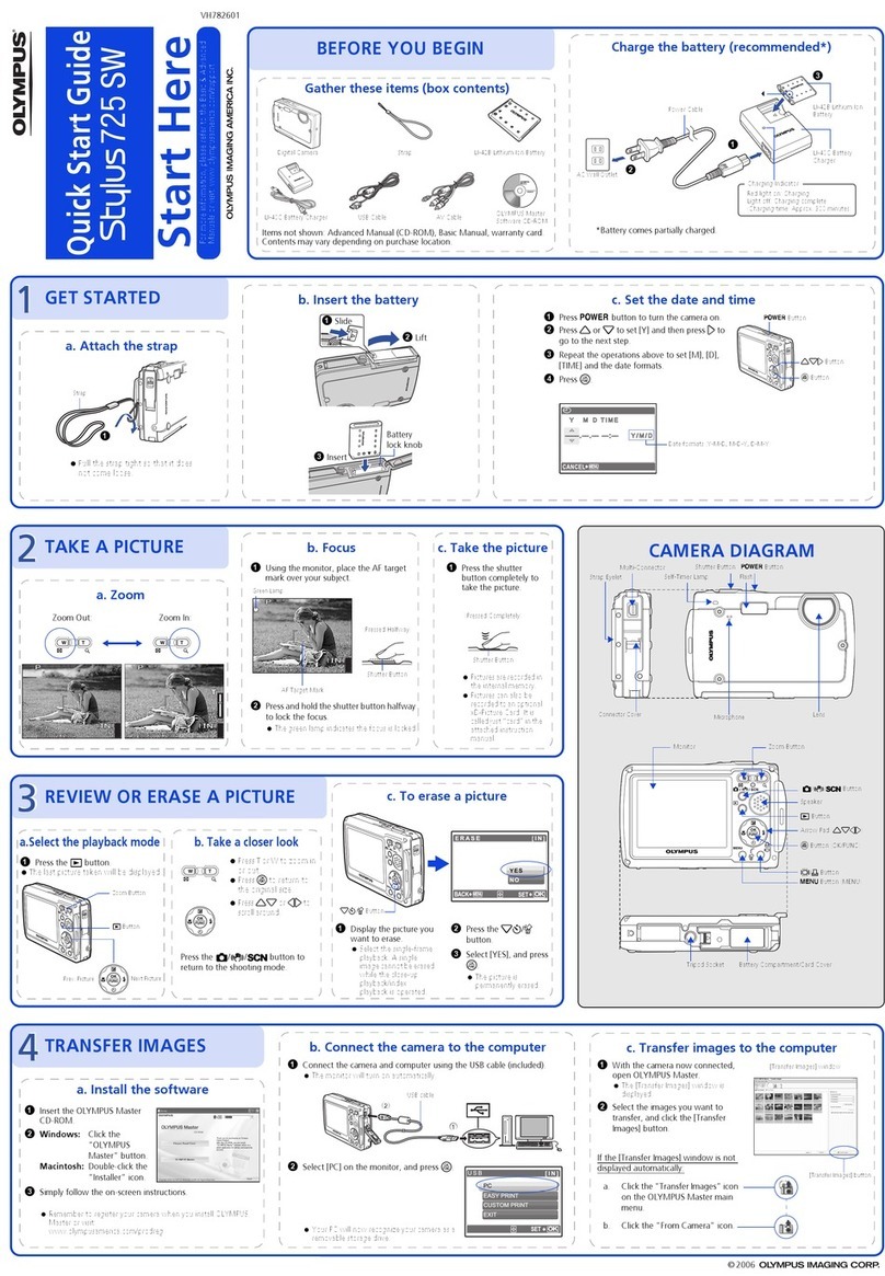 Olympus Stylus 725 SW User manual Olympus Stylus 725 SW User manual