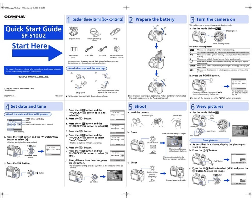 Olympus SP-510 User manual