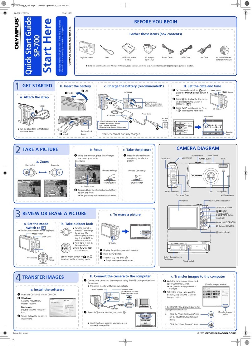 Olympus SP-700 User manual