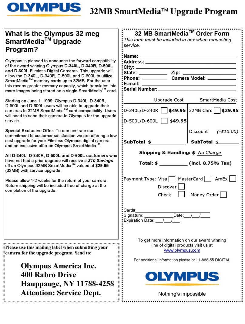 Olympus Digital Vision D-340L release note