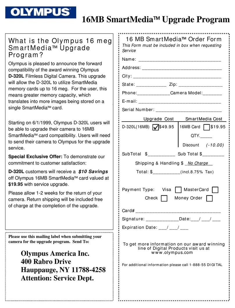 Olympus Digital Vision D-320L Installation and operation manual