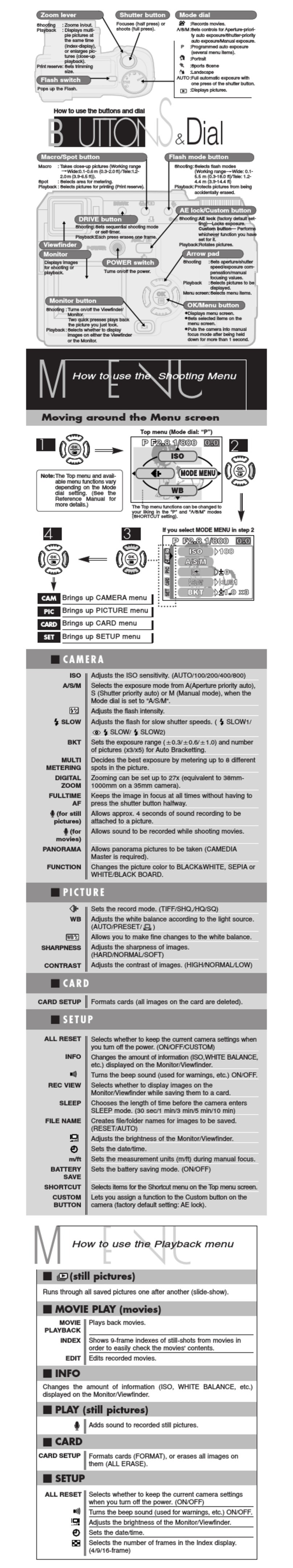 Olympus C-700 - CAMEDIA Ultra Zoom User manual Olympus C-700 - CAMEDIA Ultra Zoom User manual