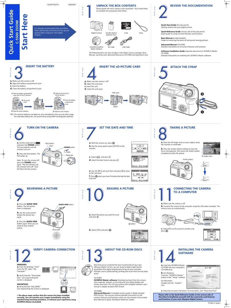 Olympus CAMEDIA C-5500 Sport Zoom User manual