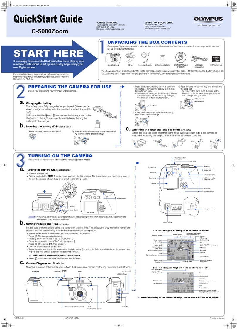 Olympus CAMEDIA C-5000 Zoom User manual