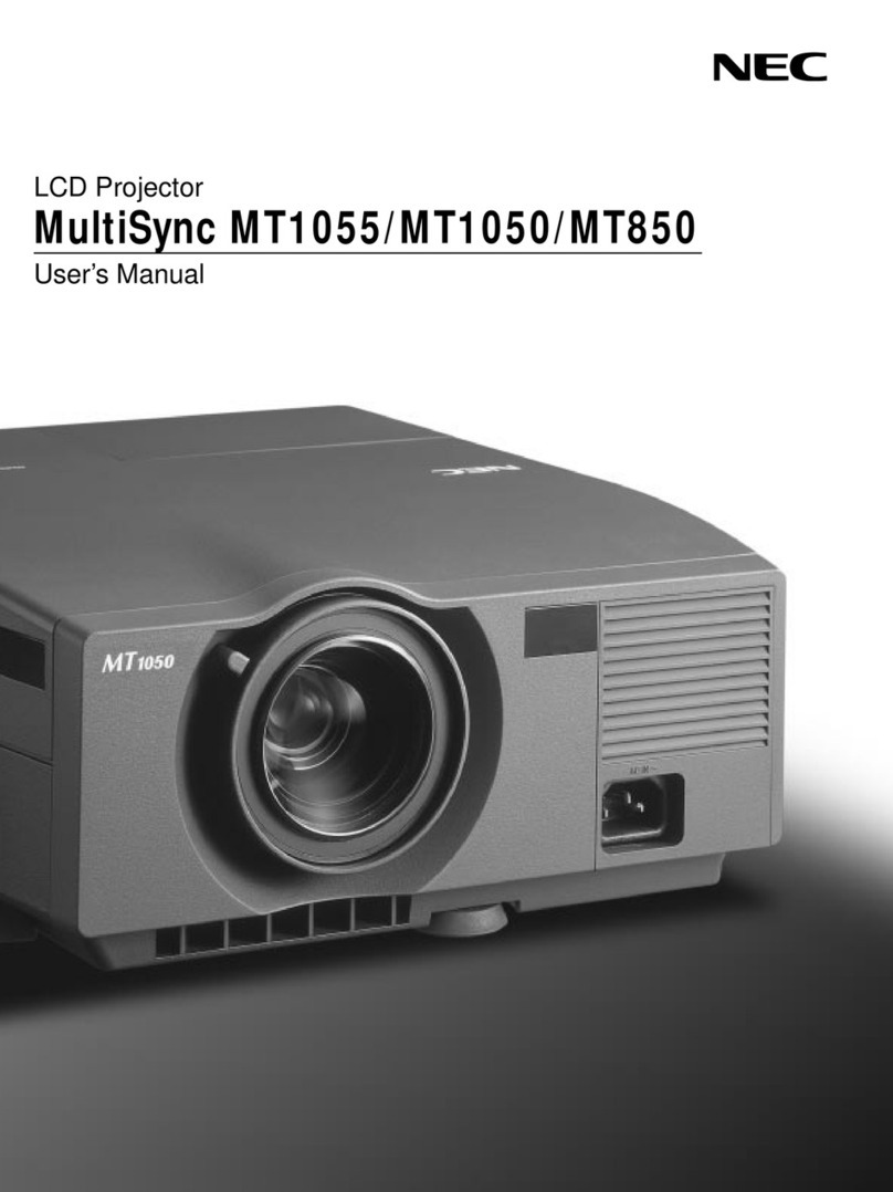 NEC MultiSync MT1055 User manual