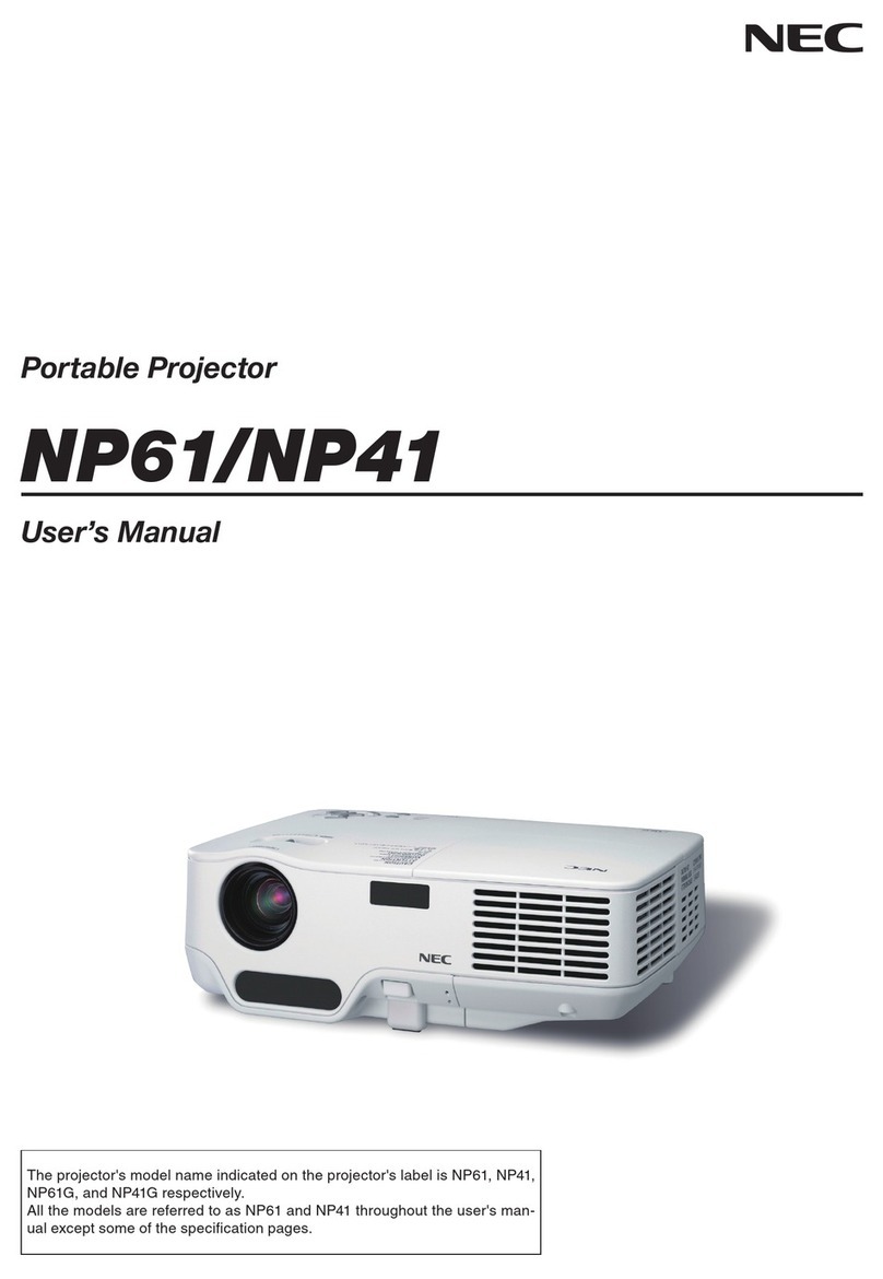 NEC NP41 - TECHNISCHE DATEN User manual