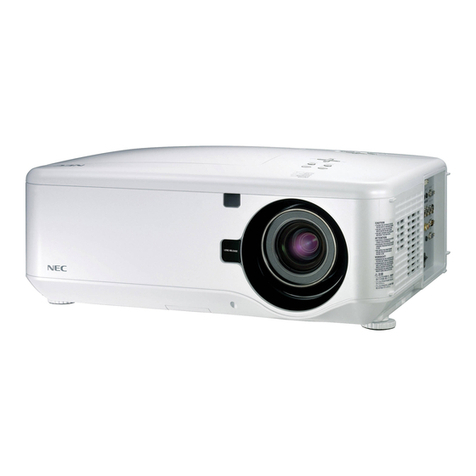 NEC NP4100W - WXGA DLP Projector User manual NEC NP4100W - WXGA DLP Projector User manual