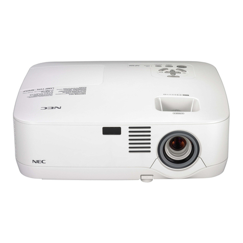 NEC NP305 User manual NEC NP305 User manual