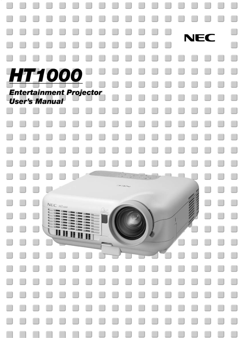 NEC HT1000 Series User manual