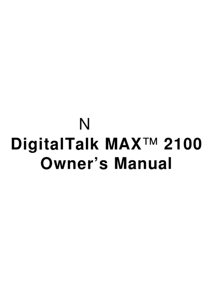 NEC DigitalTalk MAX 2100 User manual