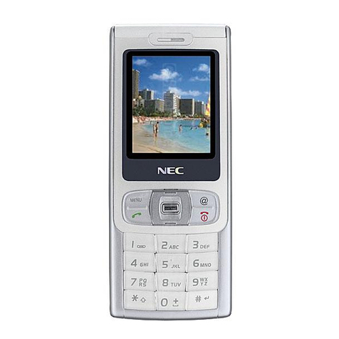 NEC e121 User manual