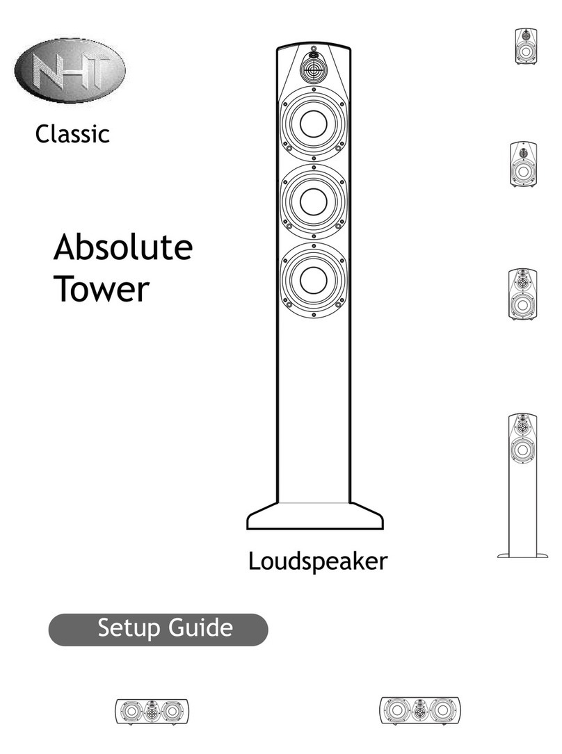NHT Classic Absolute Tower user guide
