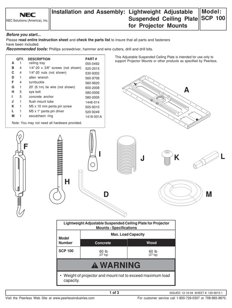 NEC NP-M260W Guide
