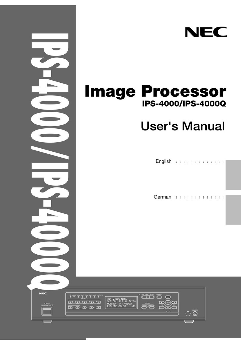 NEC IPS-4000 User manual