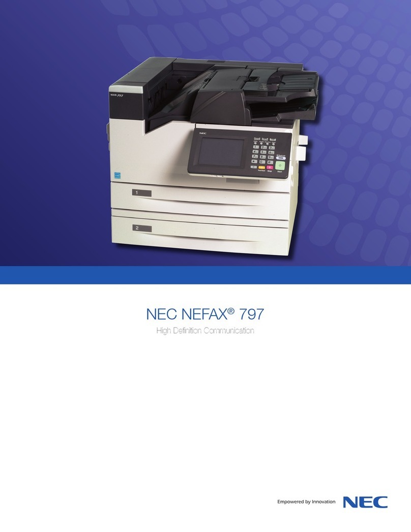 NEC NEFAX 797 brochure