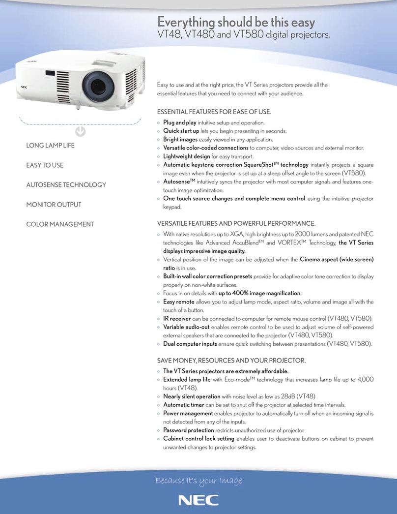NEC VT48 Series User manual
