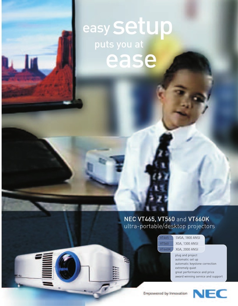 NEC VT465 User manual