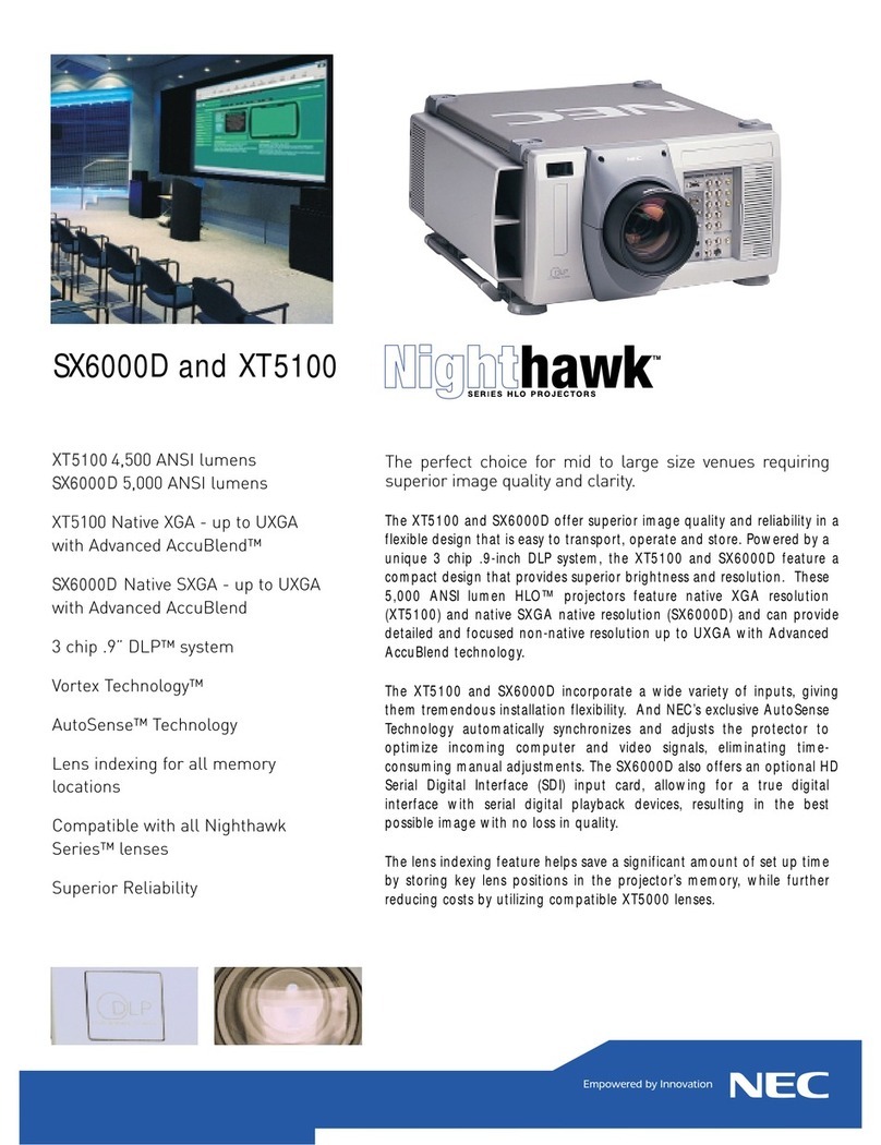 NEC Nighthawk XT5100 User manual