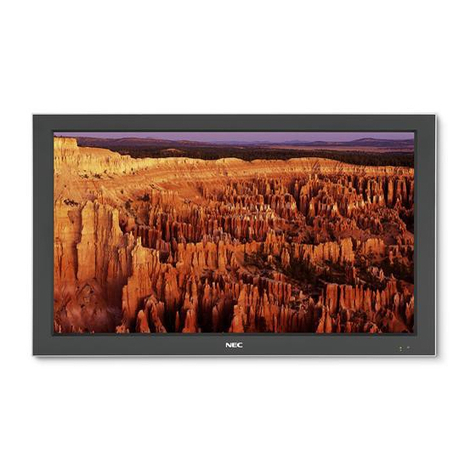 NEC AccuSync PV40-AVT User manual