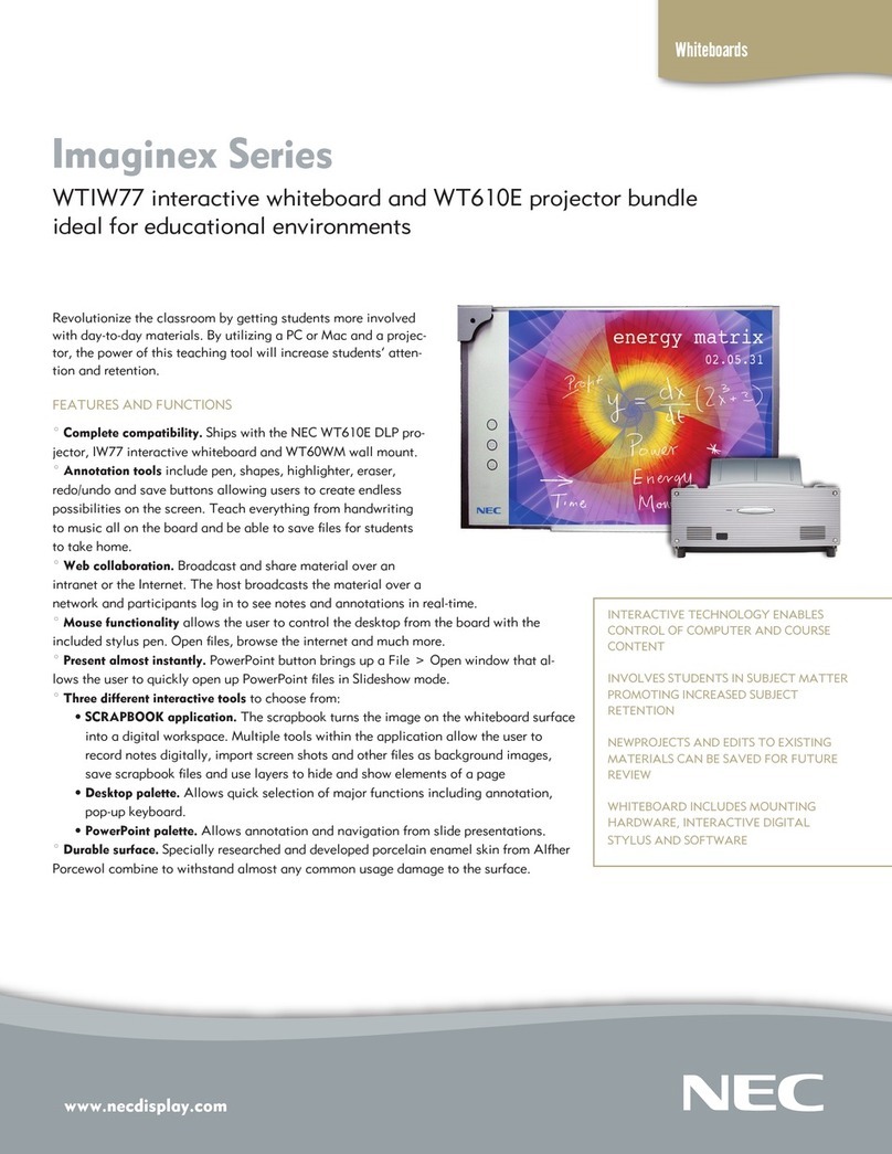 NEC WT610E User manual