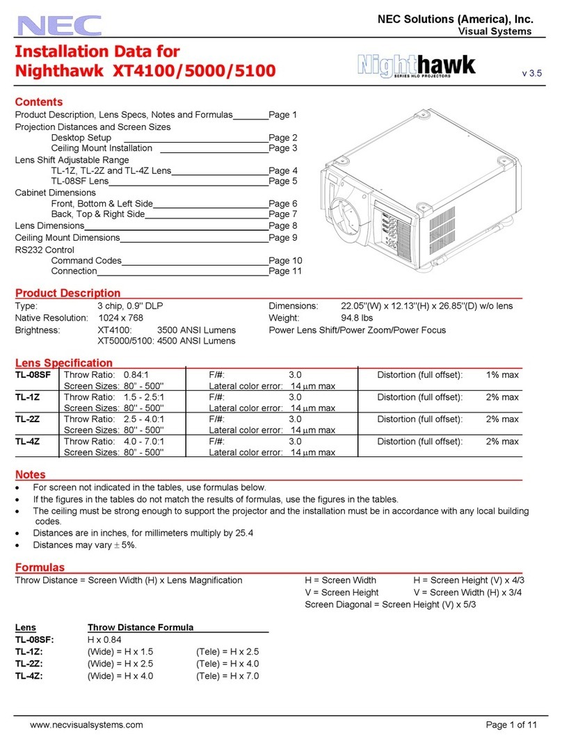 NEC Nighthawk XT4100 Installation and user guide NEC Nighthawk XT4100 Installation and user guide