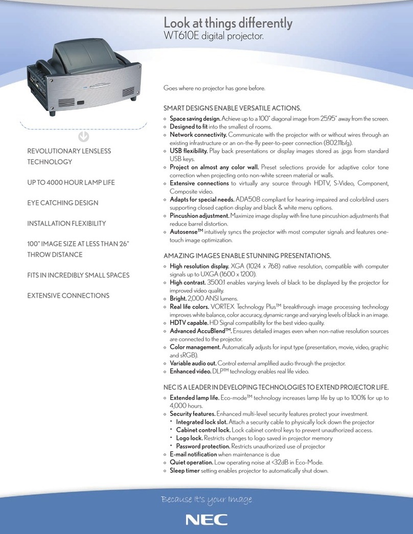 NEC WT610 Series User manual NEC WT610 Series User manual