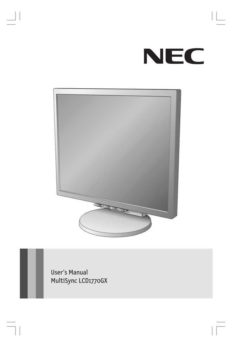 NEC MultiSync LCD1770GX User manual