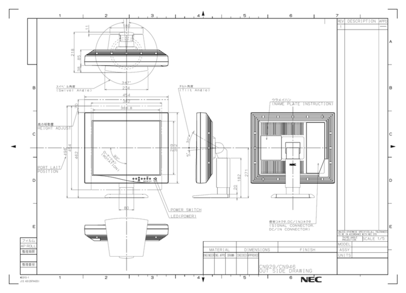 NEC LCD1810 - MultiSync - 18.1" LCD Monitor Guide