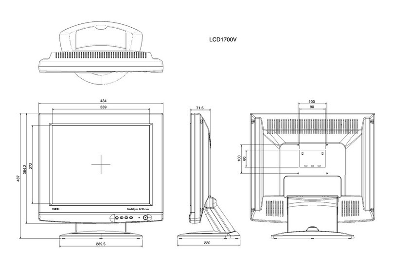 NEC LCD1700V - MultiSync - 17" LCD Monitor Guide