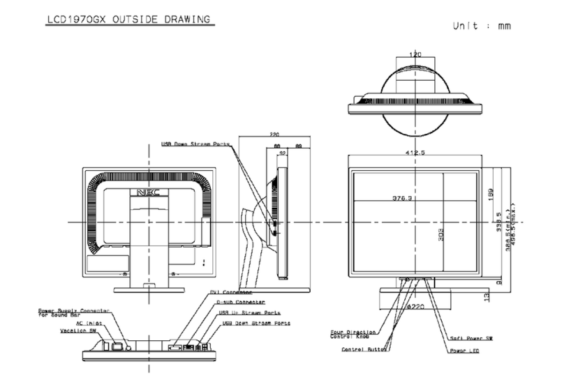 NEC MultiSync LCD1970GX  LCD1970GX LCD1970GX User guide