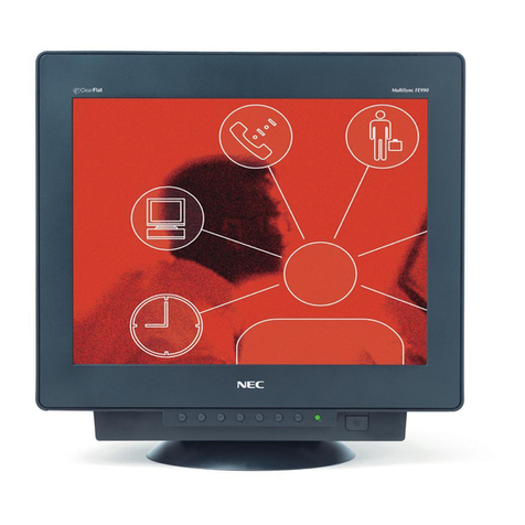 NEC MultiSync FE791SB User manual