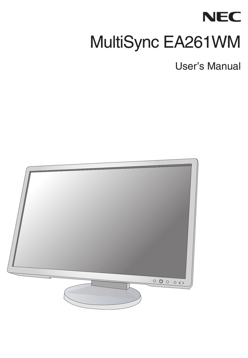 NEC MultiSync EA261WM User manual