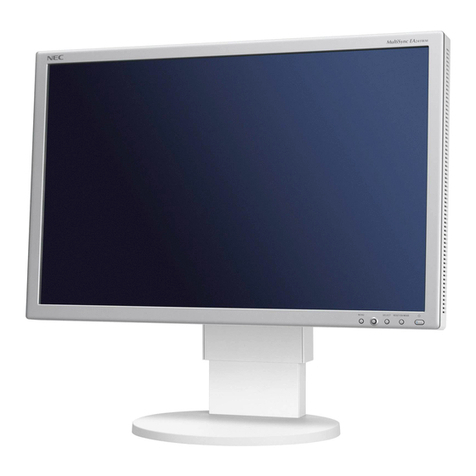 NEC MultiSync EA221WM User manual