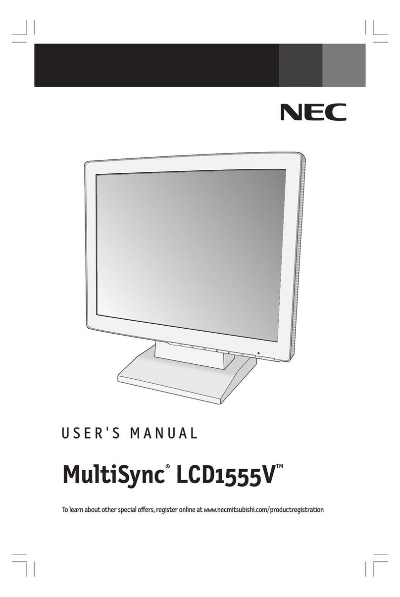 NEC LCD1555V User manual