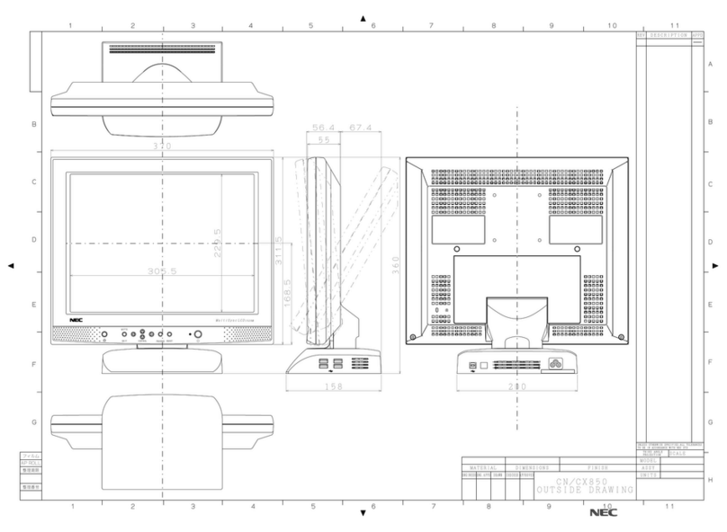 NEC LCD1525M - MultiSync - 15" LCD Monitor Guide